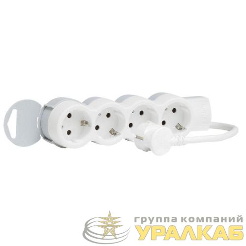 Удлинитель 4х3м с заземл. 16А IP20 "Стандарт" Leg 