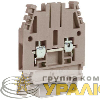 Клемма винт. CBC.2/GR 2.5кв.мм сер. DKC 