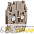 Клемма винт. CBC.4/GR 4кв.мм сер. DKC 