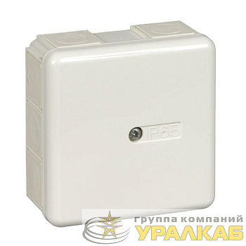 Коробка соединительная 87х87х40 IP65 10 сальн. SchE 