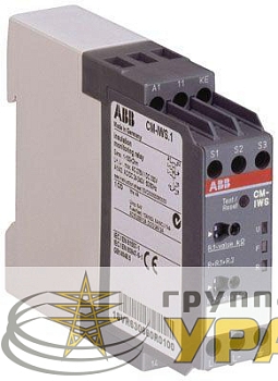 Реле контроля сопротивления изоляции CM-IWS.1S (1-100кОм) Uизм=250В AC/300В DC ABB 