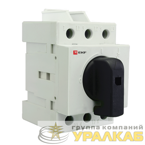 Рубильник мод. 3п MS-25A на DIN-рейку EKF 