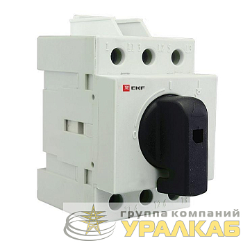 Рубильник мод. 3п MS-25A на DIN-рейку EKF 