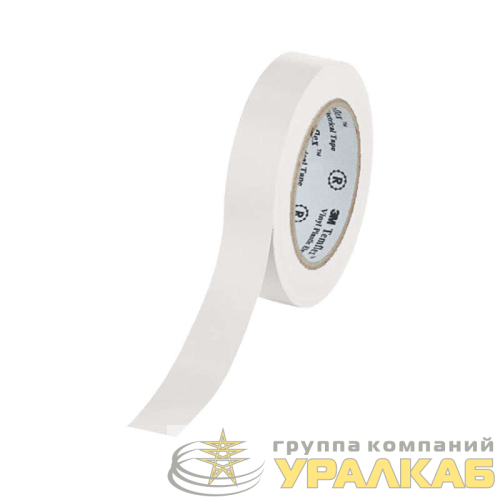 Изолента ПВХ 15мм Temflex 1300 бел. (рул.10м) 3М 
