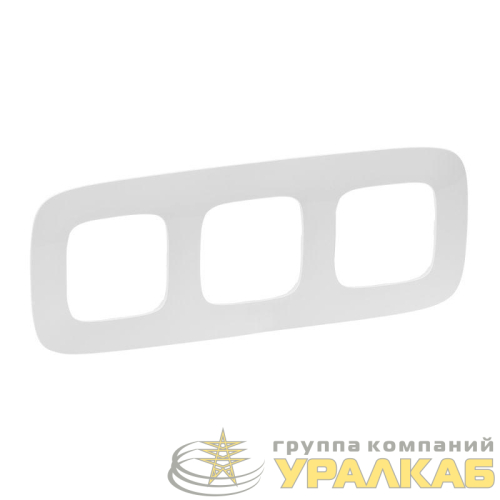 Рамка 3-м Valena Allure универсальная бел. Leg 