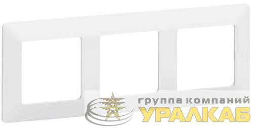 Рамка 3-м Valena Life универсальная бел. Leg 