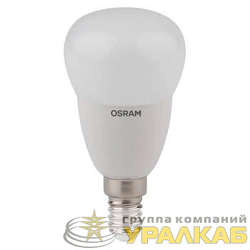 Лампа светодиодная LED Star Classic P 40 5W/827 5Вт шар матовая 2700К тепл. бел. E14 470лм 220-240В пластик. OSRAM 