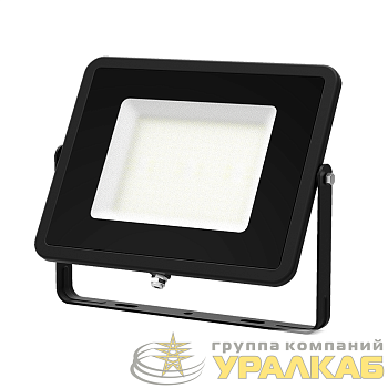 Прожектор светодиодный Qplus ДО 150Вт 6500К IP65 18000лм 175-265В черн. GAUSS 