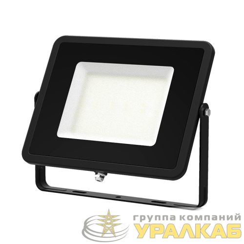 Прожектор светодиодный Qplus ДО 150Вт 6500К IP65 18000лм 175-265В черн. GAUSS 