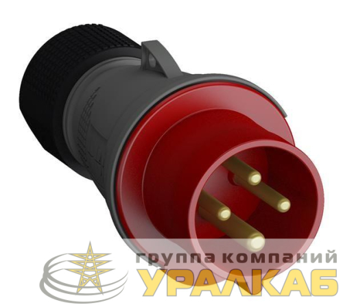 Вилка кабельная Easy&Safe 332EP6 32А 3P+E IP44 6ч ABB 