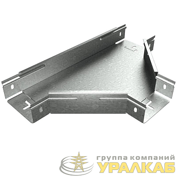 Отвод для лотка Т-образ. 100х50 сталь 0.8мм "ПЛЮС" TDplus50-100 КМ 