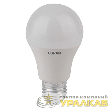 Лампа светодиодная LED Star Classic A 60 7W/827 7Вт грушевидная матовая 2700К тепл. бел. E27 600лм 220-240В пластик. OSRAM 