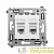 Розетка компьютерная 2-м СП Avanti "Белое облако" RJ45 кат.5E DKC 
