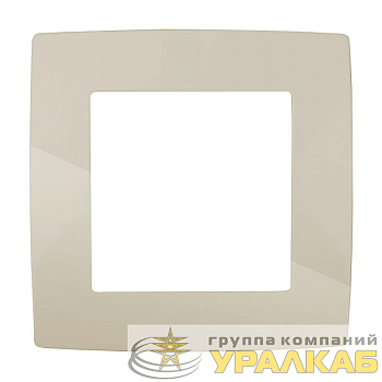 Рамка 1-м 12-5001-02 сл. кость ЭРА 
