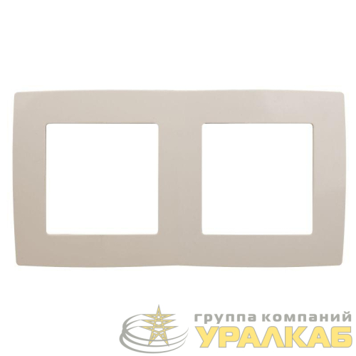 Рамка 2-м 12-5002-02 сл. кость ЭРА 