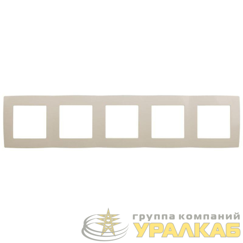 Рамка 5-м 12-5005-02 сл. кость ЭРА 