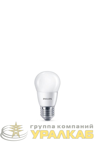 Лампа светодиодная ESS LEDLustre 6Вт P45FR 620лм E27 840 PHILIPS 