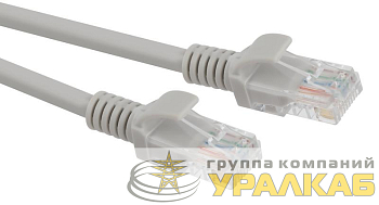 Патч корд F/UTP кат.5e CU PC-1F 1м сер. Эра 