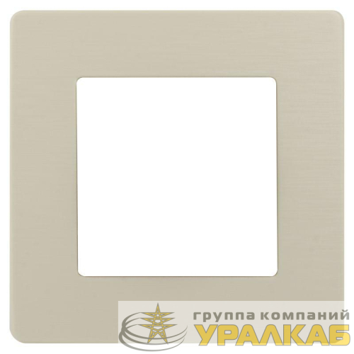 Рамка 1-м 12-5101-02 сатин сл. кость Эра 