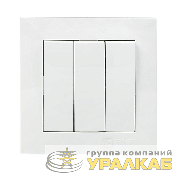Выключатель 3-кл. СП Валенсия 10А IP20 бел. PROxima EKF 