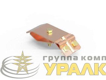 Держатель прутка на водостоке с болтом медь DKC 