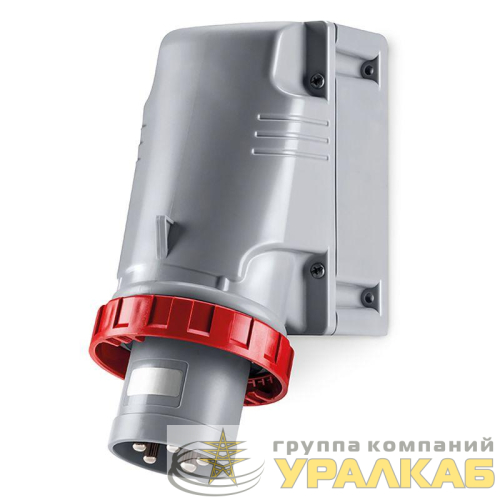 Вилка настенная 63А 3P+E 400В IP67 DKC 
