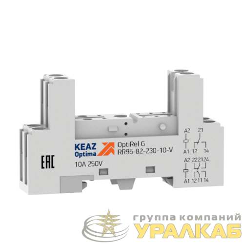 Розетка для реле OptiRel G RR95-82-230-10-V КЭАЗ 