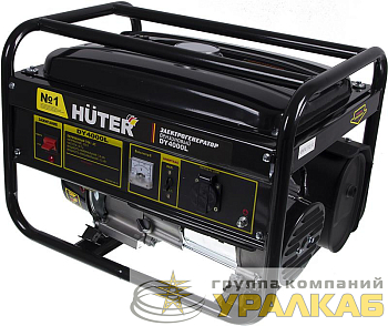 Бензогенератор DY4000L 1ф 3000Вт ручной стартер HUTER 