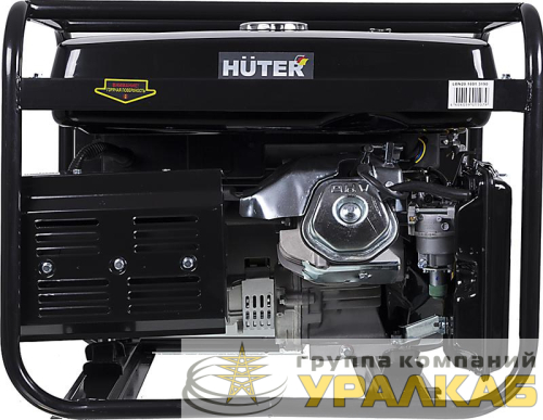 Бензогенератор DY6500L 1ф 5000Вт ручной стартер HUTER 