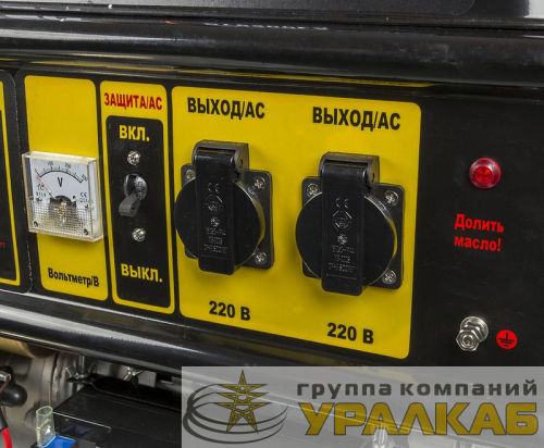 Бензогенератор DY6500LX 1ф 5000Вт электростартер HUTER 