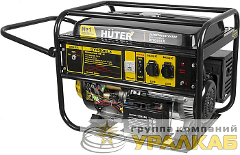 Бензогенератор DY6500LX 1ф 5000Вт электростартер HUTER 