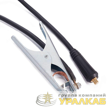 Кабель сварочный КГ 1х16 200А СКР 10-25 с клеммой заземления 3м Rexant 