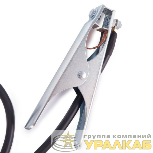 Кабель сварочный КГ 1х25 300А СКР 10-25 с клеммой заземления 3м Rexant 