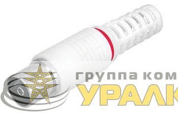 Разъем гнездо TV без пайки бел. (уп.100шт) Rexant 