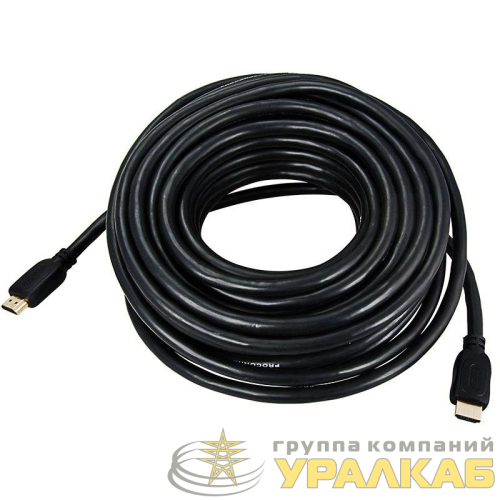 Шнур HDMI-HDMI gold 20м с фильтрами (РЕ bag) PROCONNECT 