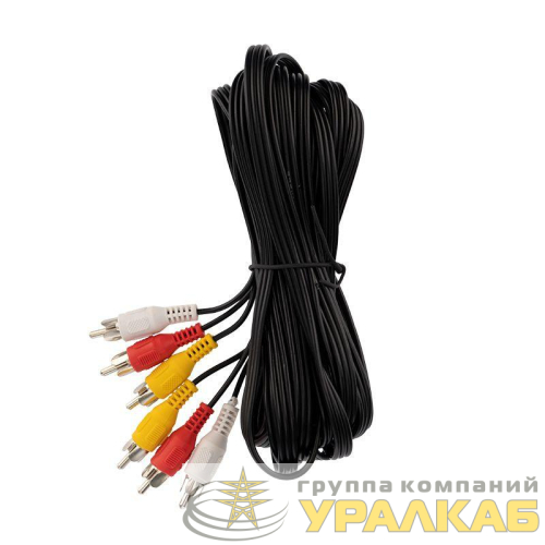 Шнур 3х3 RCA 5м REXANT 