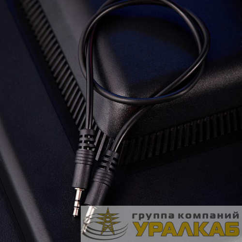 Шнур 3.5мм штекер стерео-3.5мм штекер стерео 0.5м REXANT 