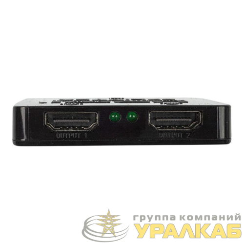 Делитель HDMI 1х2 пластиковый корпус Rexant 