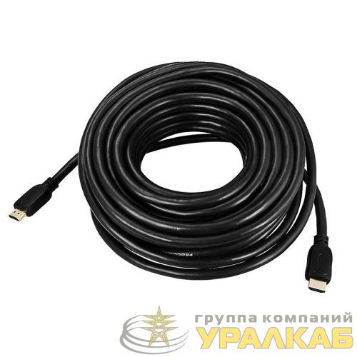 Шнур HDMI - HDMI gold 15м с фильтрами (PE bag) PROCONNECT 