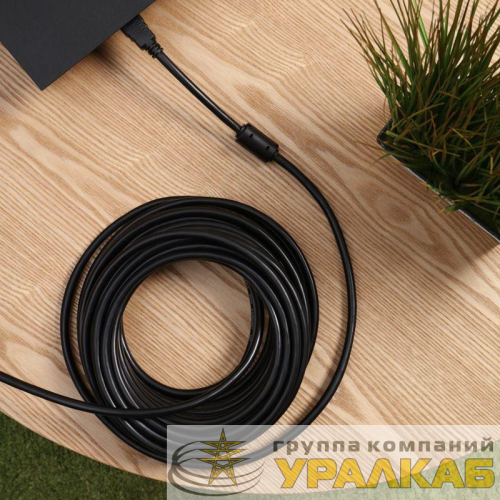 Шнур HDMI - HDMI gold 15м с фильтрами (PE bag) PROCONNECT 