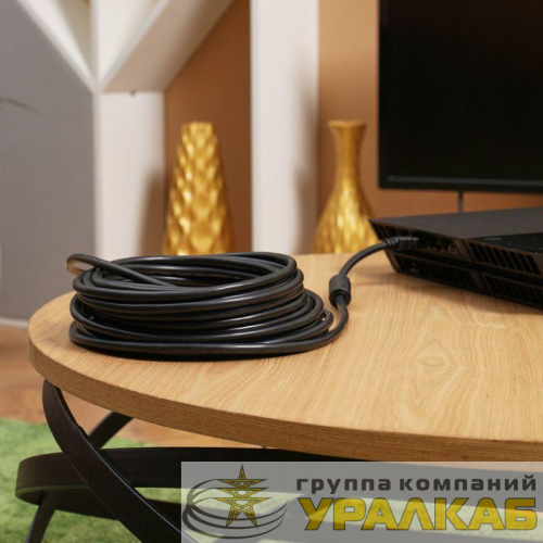 Шнур HDMI - HDMI gold 15м с фильтрами (PE bag) PROCONNECT 