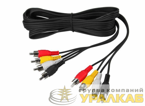 Шнур 4х4 RCA 3м Rexant 