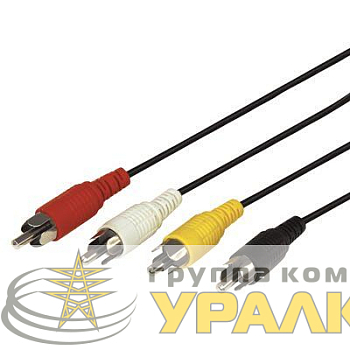 Шнур 4х4 RCA 3м Rexant 