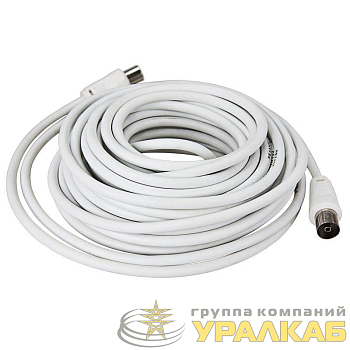 Шнур TV Plug - TV Jack 10м бел. Rexant 