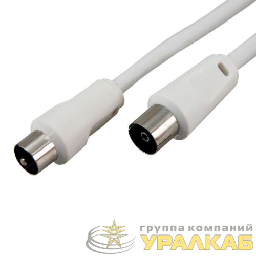 Шнур TV Plug - TV Jack 15м бел. Rexant 