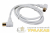 Шнур TV Plug - TV Jack 3м угловой бел. Rexant Шнур TV Plug - TV Jack 3м угловой бел. Rexant