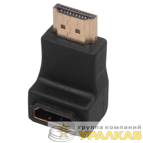 Переходник штекер HDMI - гнездо HDMI угловой Rexant 