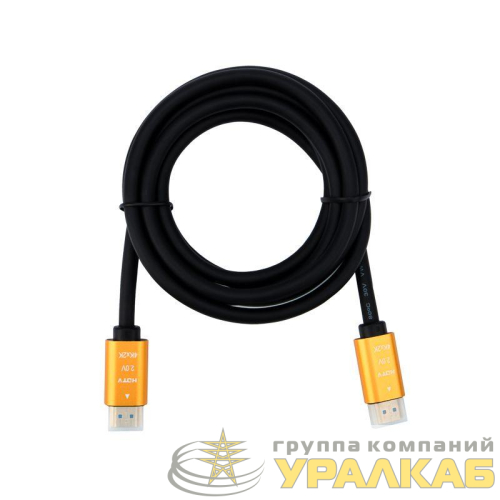 Кабель HDMI - HDMI 2.0 2м Gold Rexant 