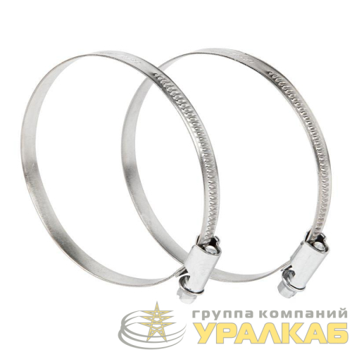 Хомут стальной червячный 70-90 (Россия) Rexant 