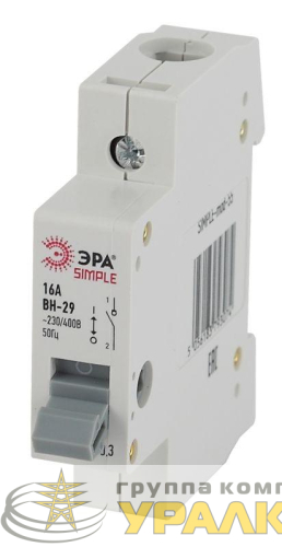 Выключатель нагрузки 1п 25А ВН-29 SIMPLE-mod-56 ЭРА 